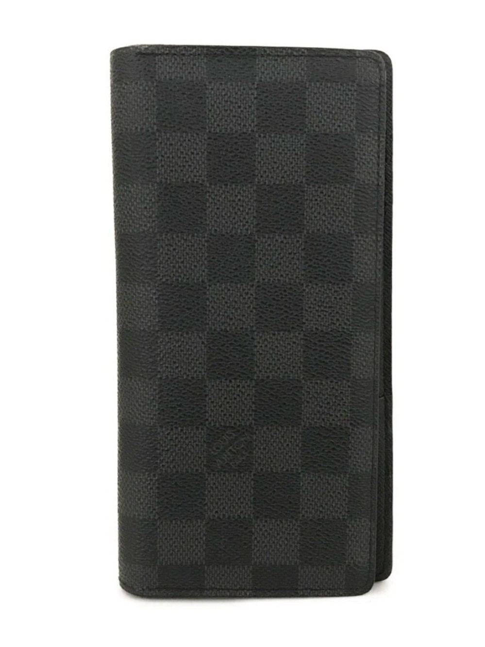 Louis Vuitton Damier Graphite Portefeuille Brazza Long Wallet Black